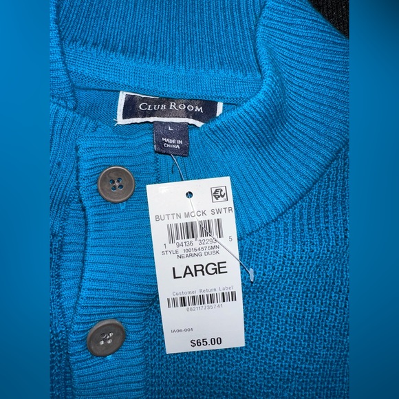Club Room Sweater. - Picture 3 of 3